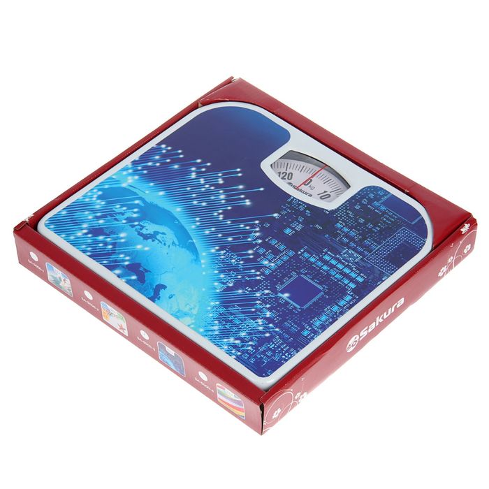 Весы напольные Sakura SA-5000-3, механические, до 130 кг