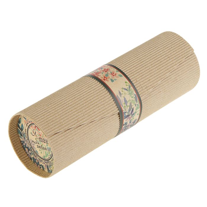 Коробочка для печенья "Я так люблю тебя" 6,5 х 6,5 х 20 см