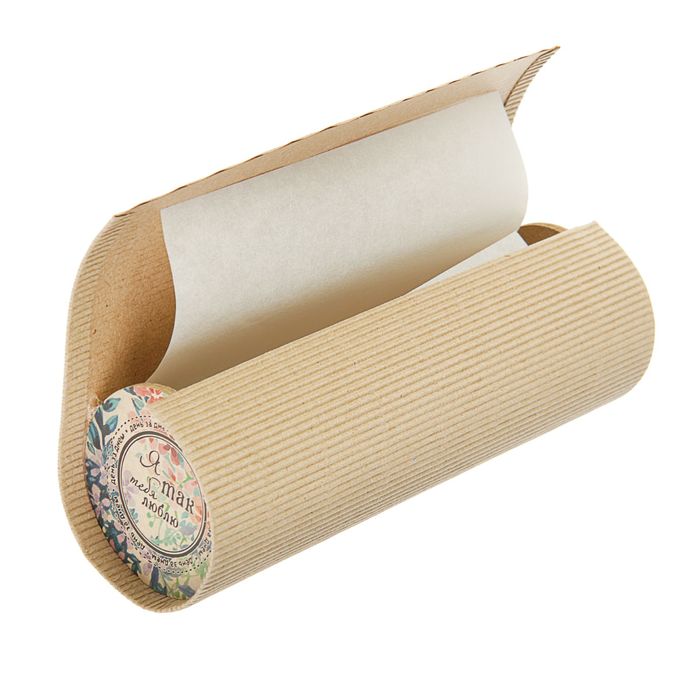 Коробочка для печенья "Я так люблю тебя" 6,5 х 6,5 х 20 см