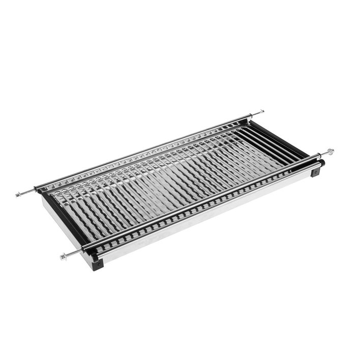 Посудосушитель, L=600 мм, 565х280х65 мм, нержавеющая сталь, комплект