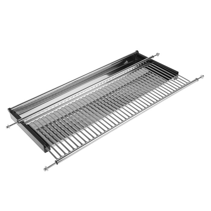 Посудосушитель, L=700 мм, 665х280х65 мм, нержавеющая сталь, комплект