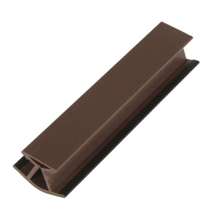 Профиль соединительный для цоколя, 135˚, H=100 мм, ламинированный, цвет дуб венге