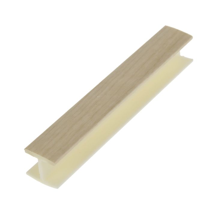 Профиль соединительный для цоколя, 180˚, H=100 мм, ламинированный, цвет клен