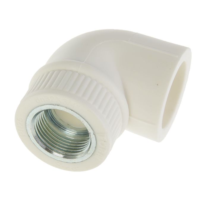 Уголок Fora, полипропиленовый, комбинированный, 32 мм х 3/4", внутренняя резьба