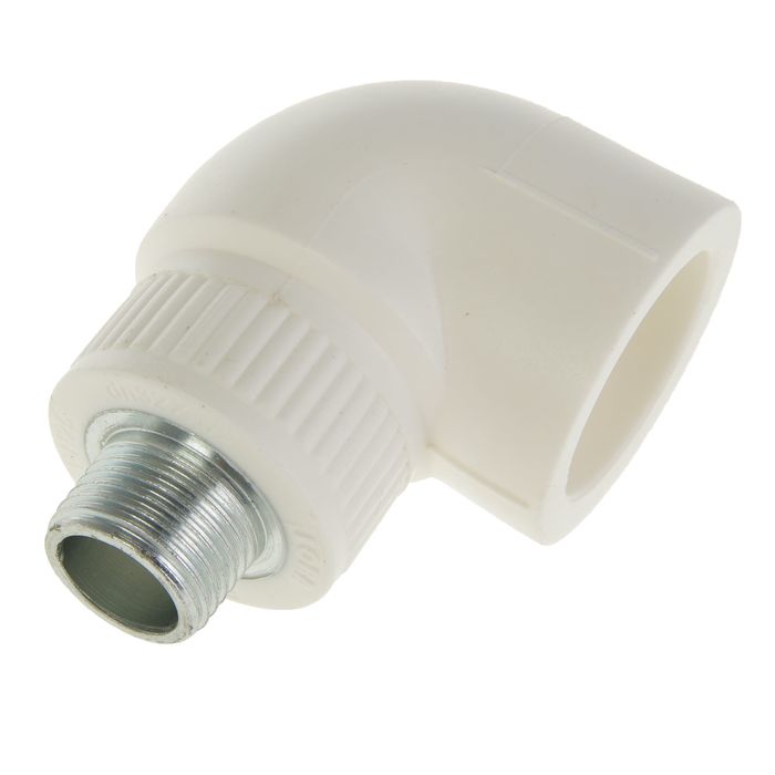 Уголок Fora, полипропиленовый, комбинированный, 32 мм х 1/2", наружная резьба