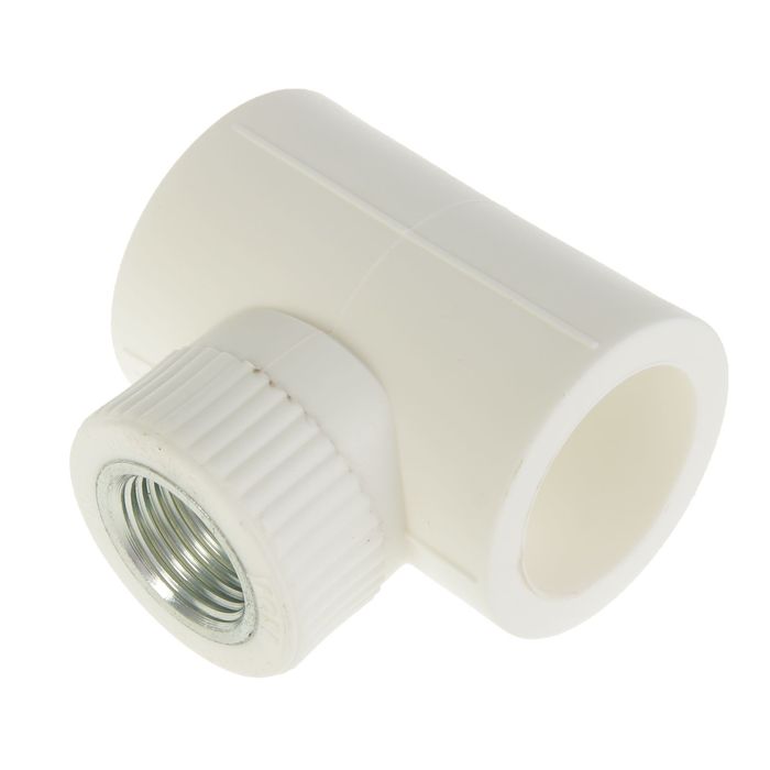 Тройник комбинированный Fora, полипропиленовый, 32 мм х 1/2" х 32 мм, внутренняя резьба