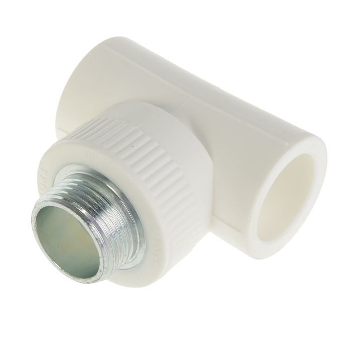 Тройник комбинированный Fora, полипропиленовый, 32 мм х 1" х 32 мм, наружная резьба