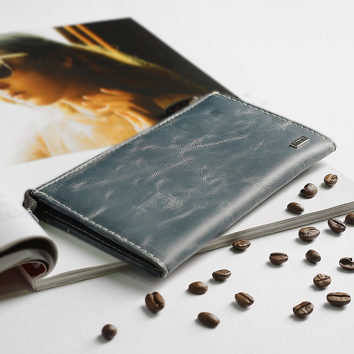 Кошелёк женский, 3 отдела, для монет, на молнии, пулап, ментол