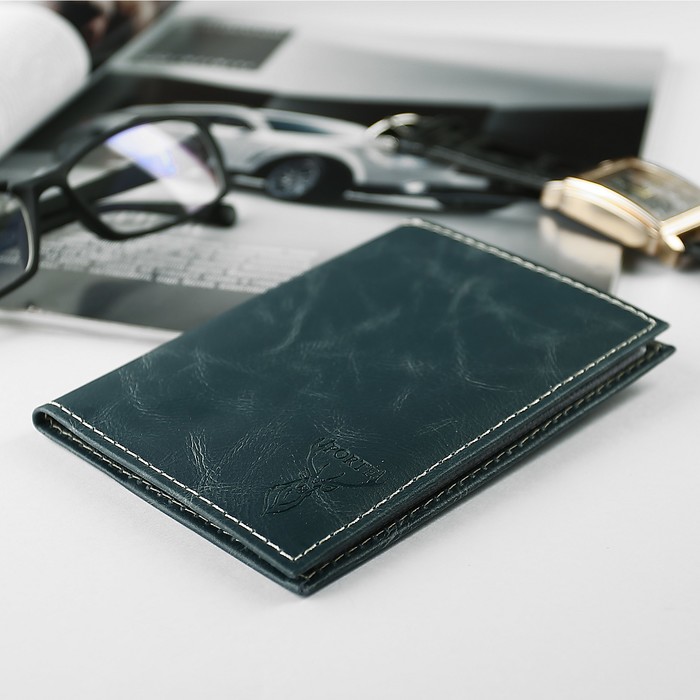 Обложка для автодокументов, 5 карманов для карт, пулап, ментол