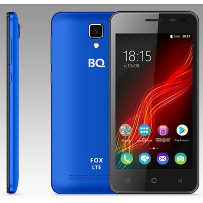 Смартфон BQ S-4500L Fox LTE Blue