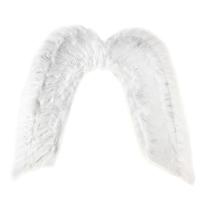 Крылья ангела с блёстками, цвет белый