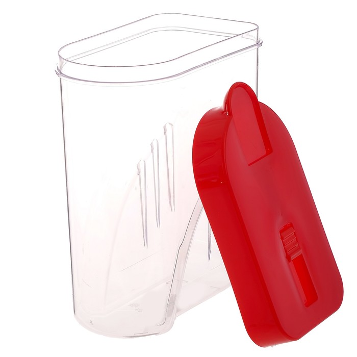 Банка для сыпучих продуктов 1 л, цвет МИКС