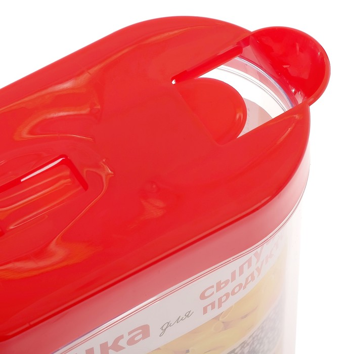 Банка для сыпучих продуктов 1 л, цвет МИКС