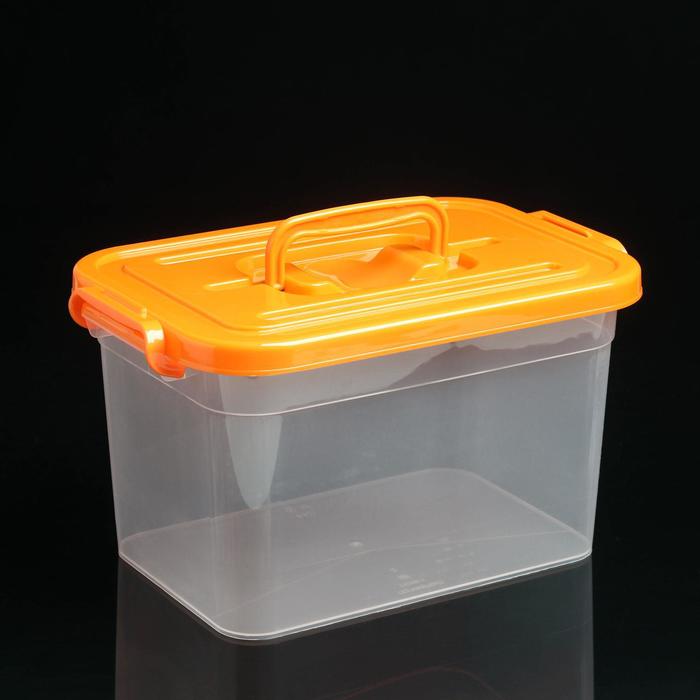 Контейнер для хранения 6,5 л, 31х20х18 см, цвет МИКС