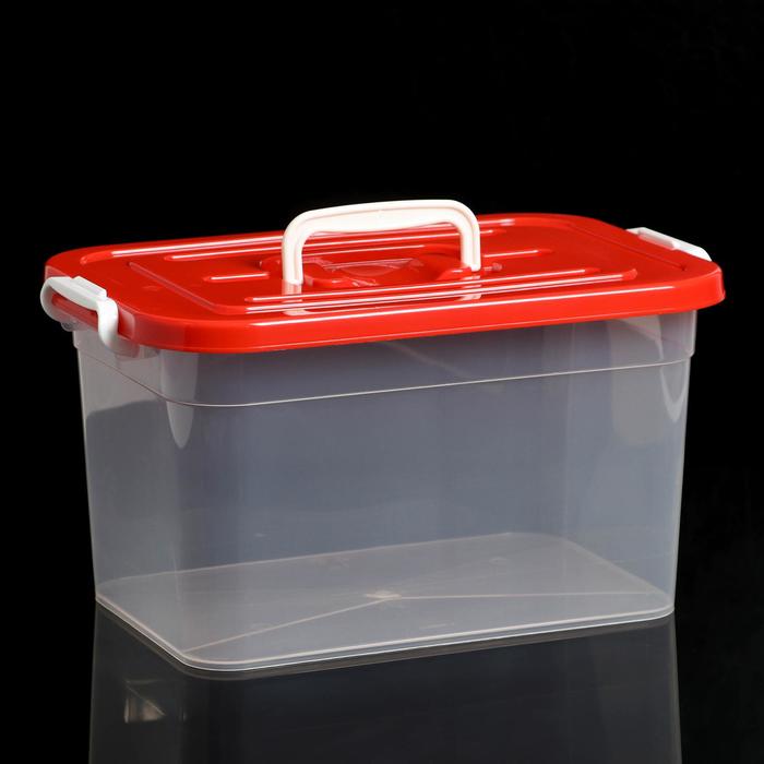 Контейнер для хранения 10 л, 35,5х23,5х19 см, цвет МИКС