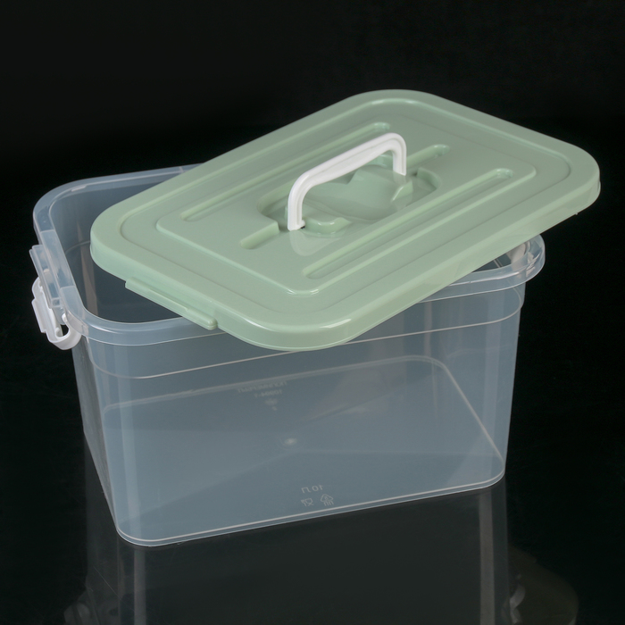 Контейнер для хранения 10 л, 35,5х23,5х19 см, цвет МИКС