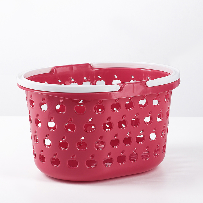 Корзина овальная 3,2 л, цвет МИКС