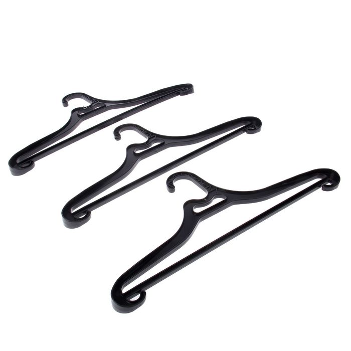 Набор вешалок для верхней одежды 3 шт, размер 52-54