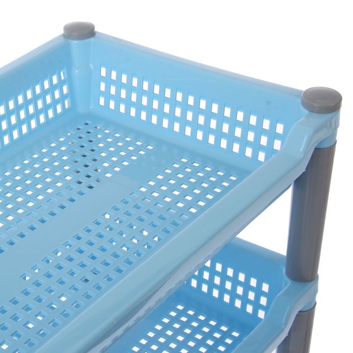 Этажерка 3-х секционная "Флер", цвет МИКС