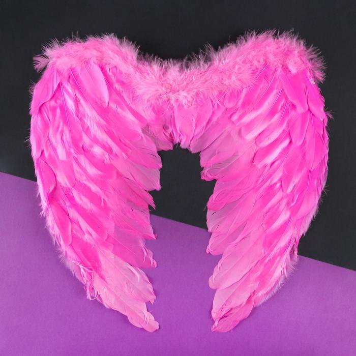 Крылья ангела, на резинке, 35 × 40 см, цвет розовый