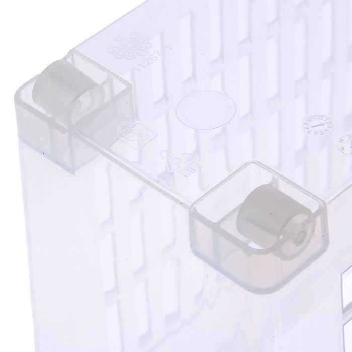 Контейнер хозяйственный на колесах 6 л, цвет белый