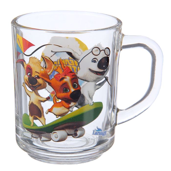Кружка детская 210 мл "Озорная семейка на скейте"
