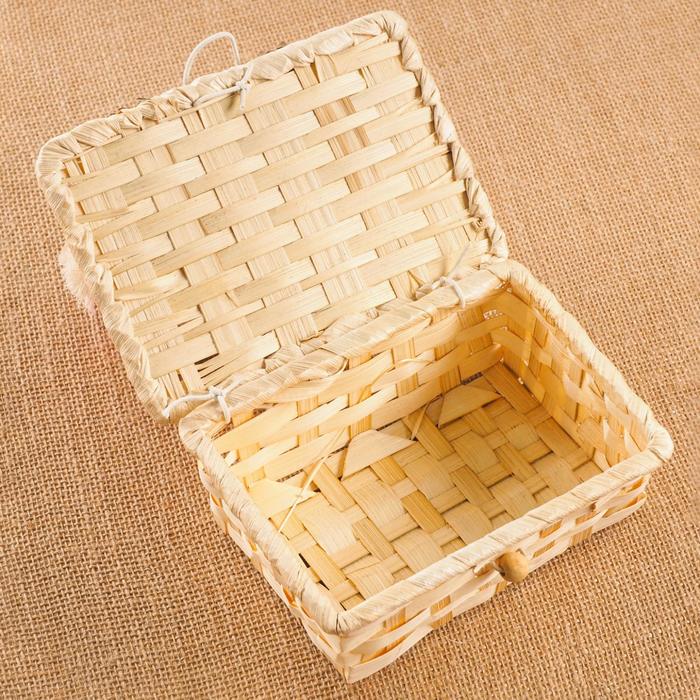 Сувенир «Пара домовых в корзинке», микс