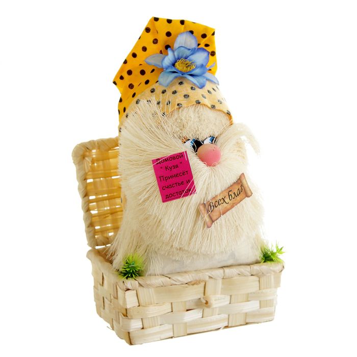 Сувенир - шкатулка "Домовой - Всех благ" микс