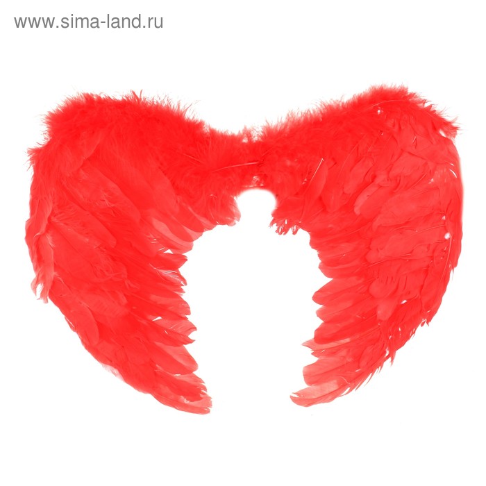 Крылья ангела, 59 × 59 см, красные