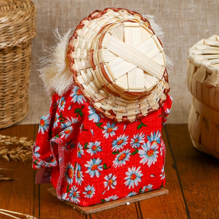 Оберег «Домовой с деньгами», микс