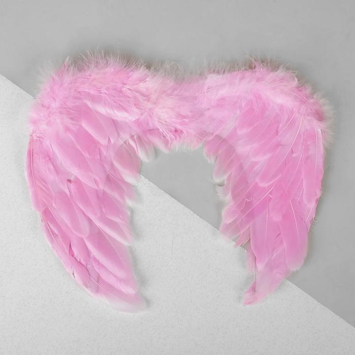 Крылья ангела, на резинке, цвет розовый женская дизайнерская брошь крылья ангела с кристаллами