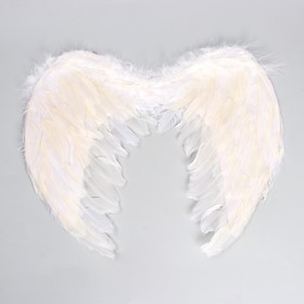 Крылья ангела, 40×35 см, на резинке, цвет белый