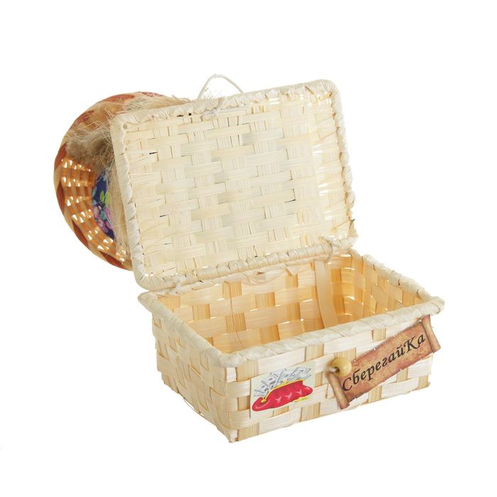 Оберег - шкатулка «Домовой Сберегайка», микс