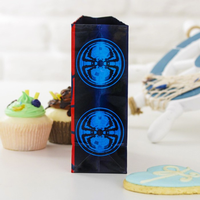 Пакет ламинированный вертикальный "Ты- супергерой", Человек-паук, 12 х 15 х 5.5 см