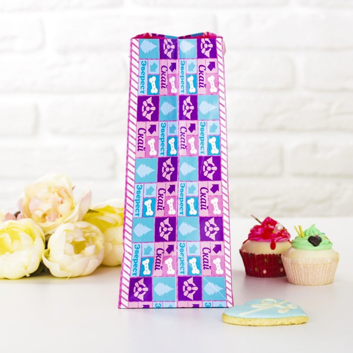 Щенячий патруль. Пакет подарочный "Поздравление с Днем Рождения!", 31 х 40 х 11 см