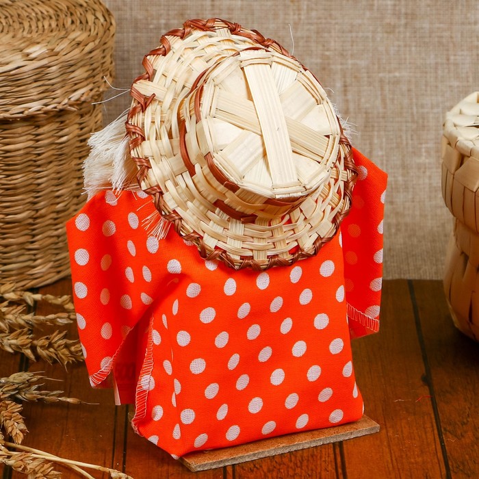 Оберег «Домовой с деньгами», микс