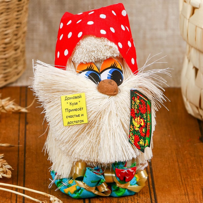 Оберег «Домовой», со шкатулуой, 12 см, микс