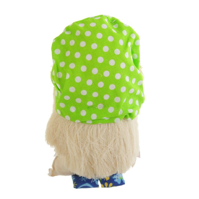 Сувенир "Домовой Везунчик с деньгами в шапочке" микс