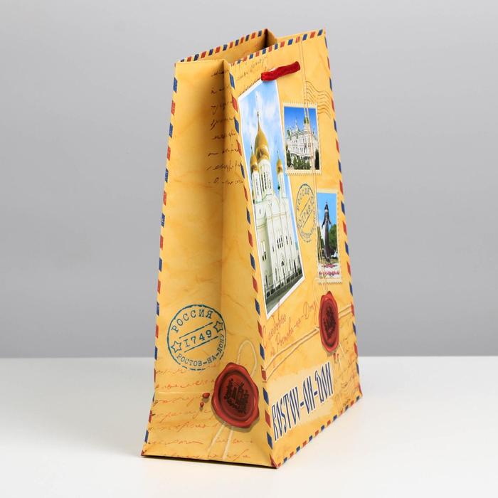 Пакет вертикальный МС «Ростов-на-Дону», 18 х 23 х 8 см
