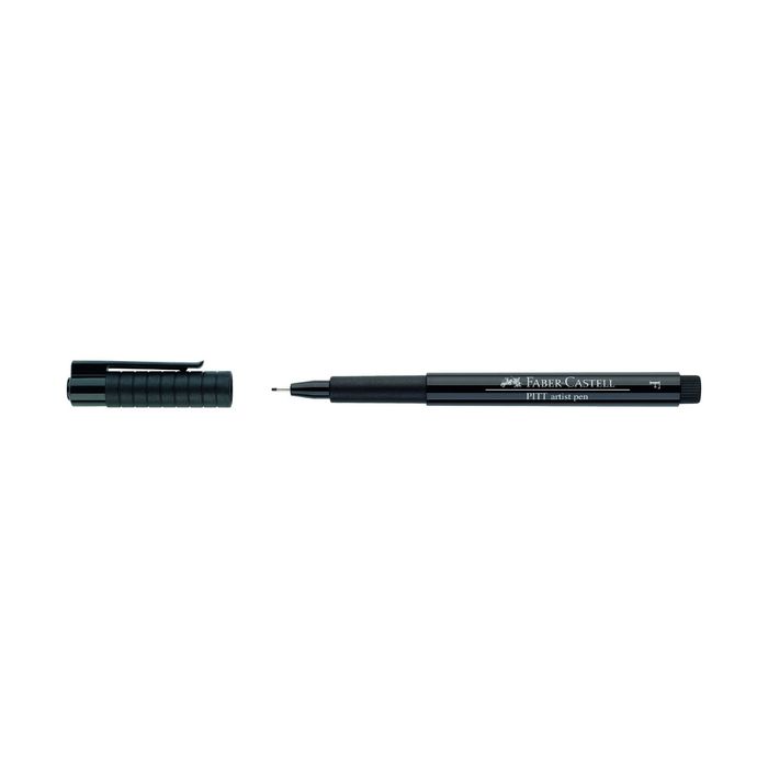 Ручка капиллярная для черчения Faber-Castell Artist Pen F, цвет чёрный