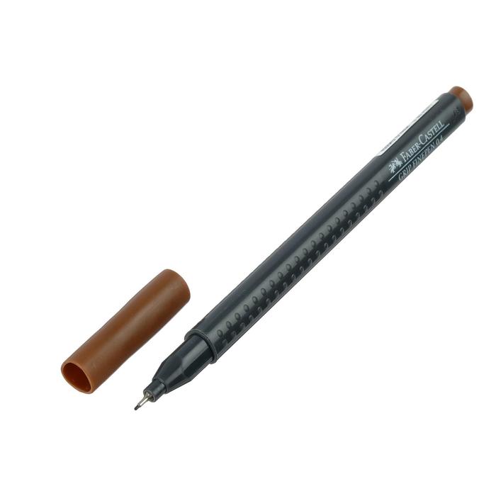 Ручка капиллярная Faber-Castell GRIP линер 0.4мм светлая охра 151680