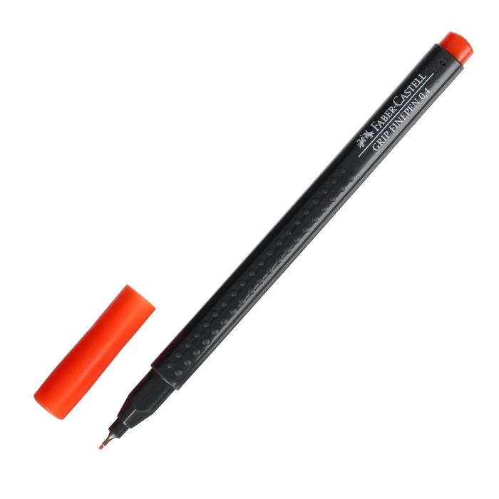 Ручка капиллярная Faber-Castell GRIP линер 0.4мм темная охра 151682