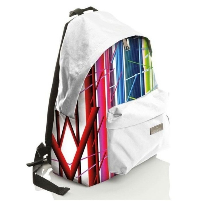 Рюкзак молодежный Faber-Castell 43*31*13 "Фестиваль" водоотталкивающее покрыт, бел 190135