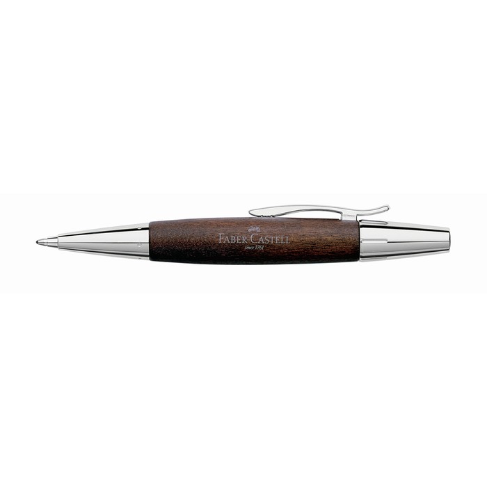 Ручка подарочная Faber-Castell E-Motion Birnbaum, B, т-корич груша, черный, под/к 148381