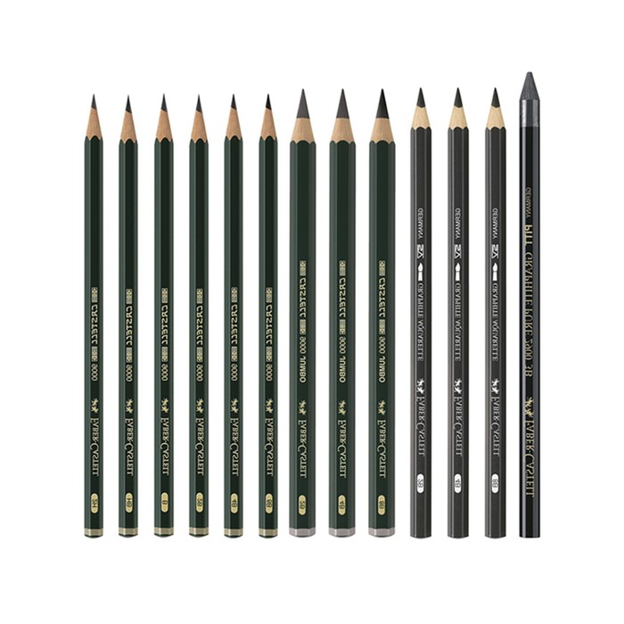 фото Карандаши художественные набор faber-castell pitt 26 штук в металлической коробке