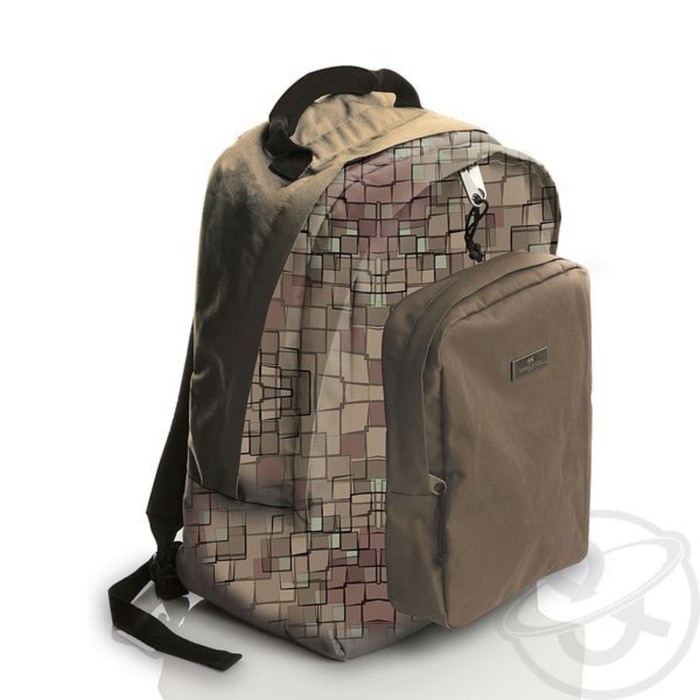 Рюкзак молодежный Faber-Castell 48*41*30 "Колледж" отд д/ноутбука, коричн 190212