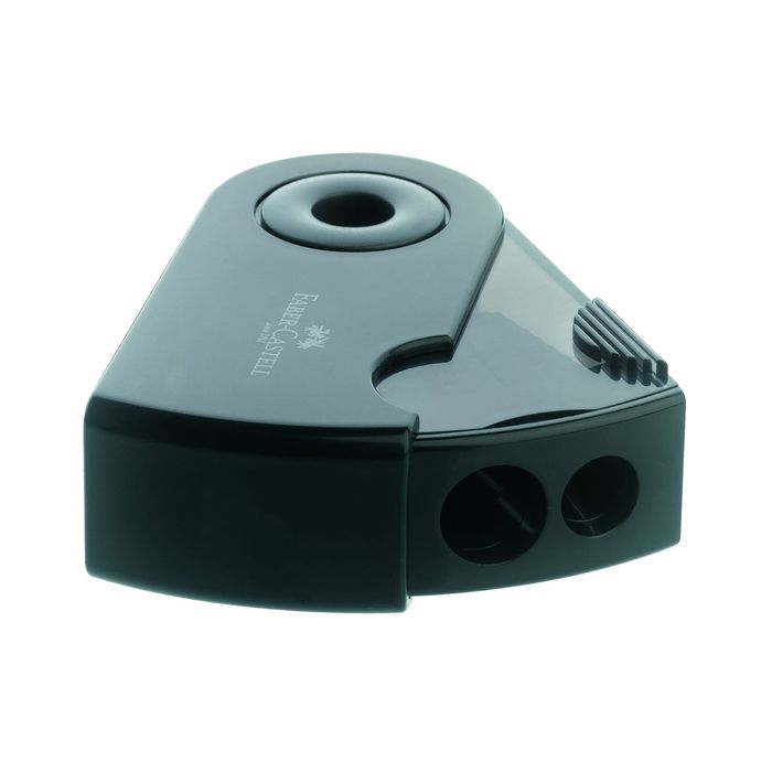 Точилка Faber-Castell с контейнером Sleeve 2 отверстия ,черный 182700