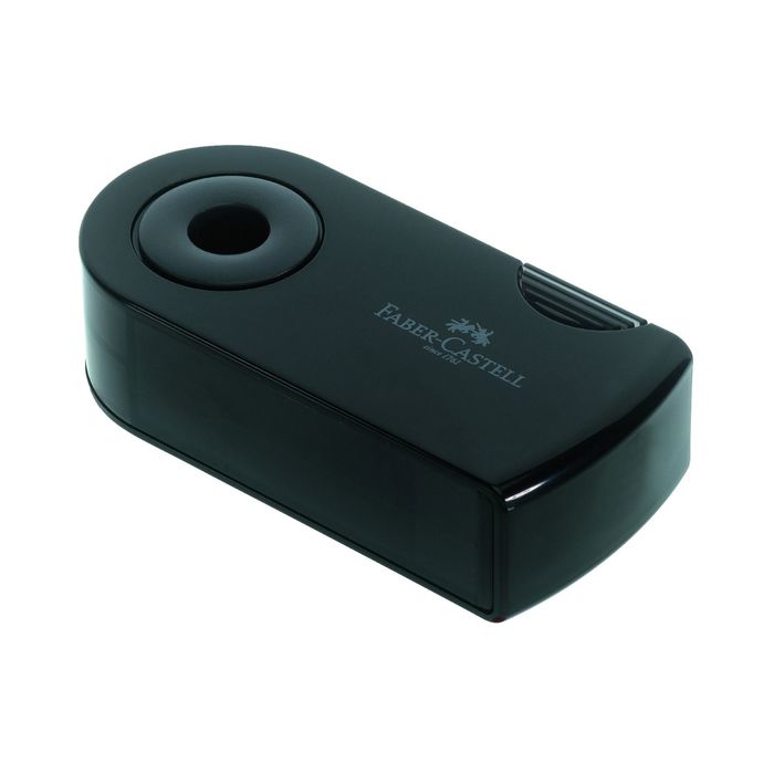 Точилка Faber-Castell с контейнером Sleeve 2 отверстия ,черный 182700