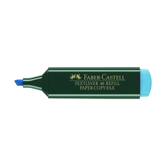 Маркер-текстовыделитель 5.0 Faber-Castell 1548 синий 154851