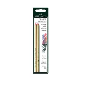 

Ластик-карандаш Faber-Castell Perfection 7056 для ретуши и точного стирания графита и угля (в наборе 2 штуки), блистер